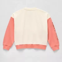 Disney Collection Little & Big Kid Girls Moana Lightweight Varsity Jacket