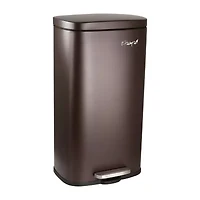 Elama 30 Liter And 5 Liter Stainless Steel Step Combo Trash Can