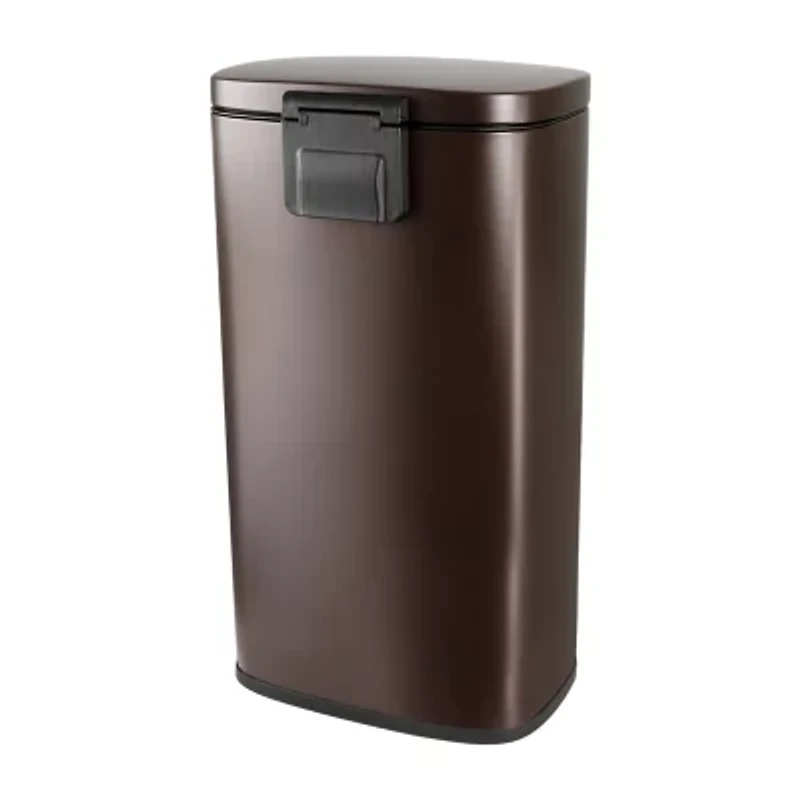 Elama 30 Liter And 5 Liter Stainless Steel Step Combo Trash Can