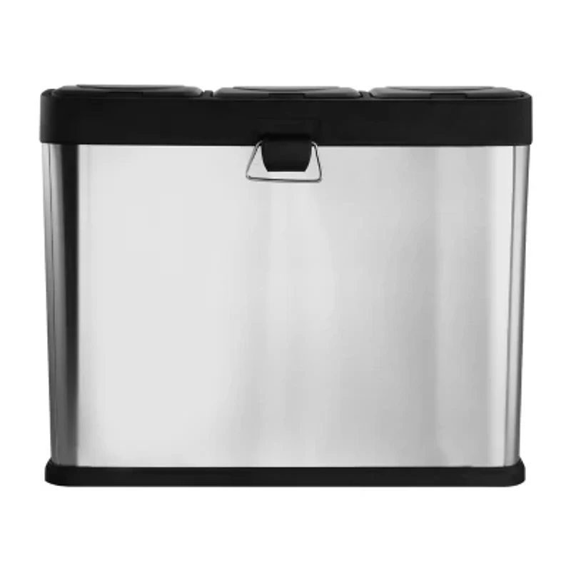Elama 3 Section 15 Liter/4 Gallon Each Trash Can