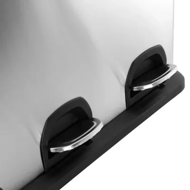 Elama 3 Section 15 Liter/4 Gallon Each Trash Can