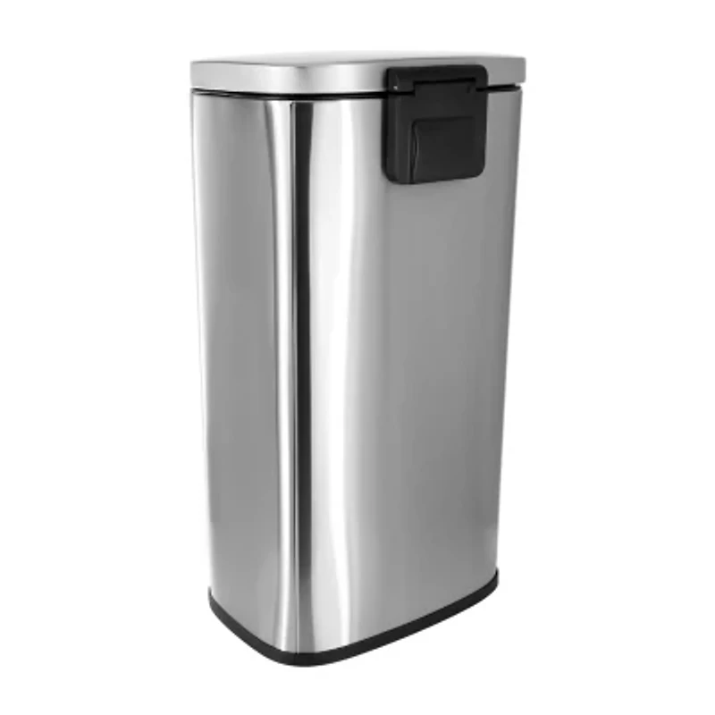 Elama 8 Gallon Each 30 Liter Rectangular Twin Step Trash Can