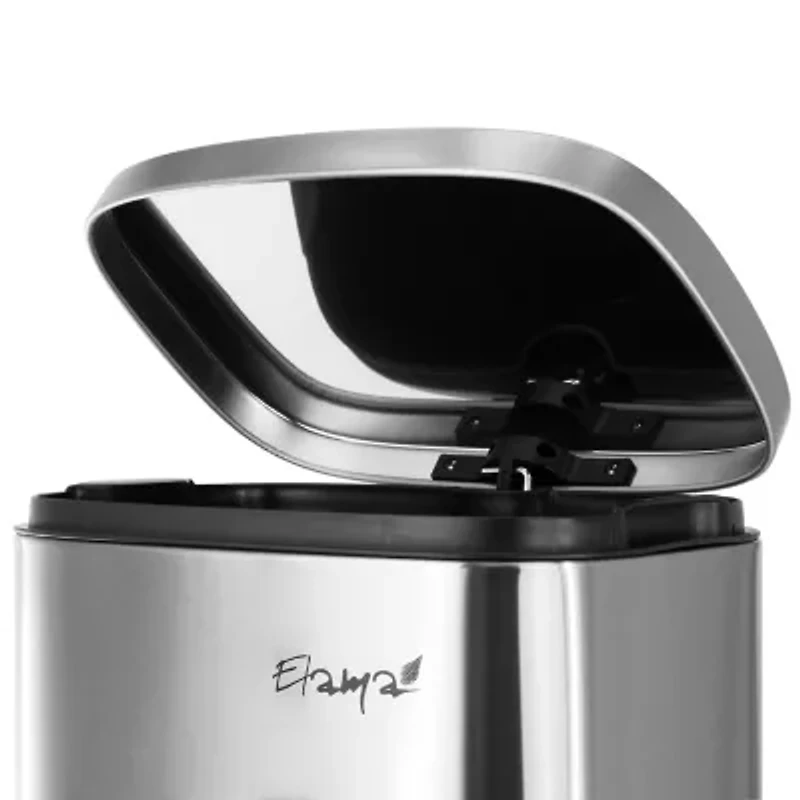 Elama 8 Gallon Each 30 Liter Rectangular Twin Step Trash Can