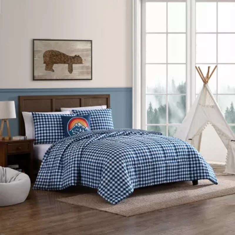 Eddie Bauer Preston Check Easy Care Comforter Set
