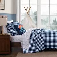 Eddie Bauer Preston Check Easy Care Comforter Set