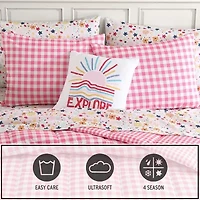 Eddie Bauer Preston Check Easy Care Comforter Set