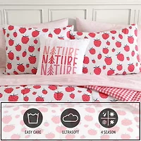 Eddie Bauer Strawberry Field Floral Easy Care Comforter Set