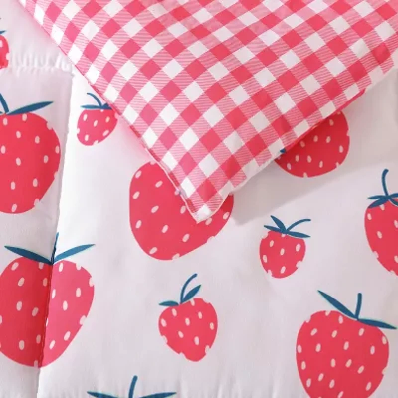 Eddie Bauer Strawberry Field Floral Easy Care Comforter Set