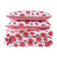 Eddie Bauer Strawberry Field Floral Easy Care Comforter Set