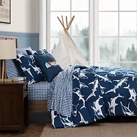 Eddie Bauer Vinny And Shark Friends Easy Care Comforter Set
