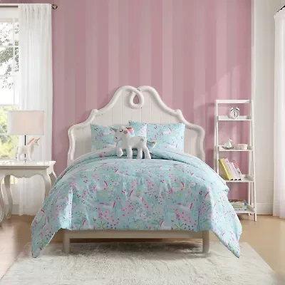 Laura Ashley Magical Unicorns Easy Care Comforter Set