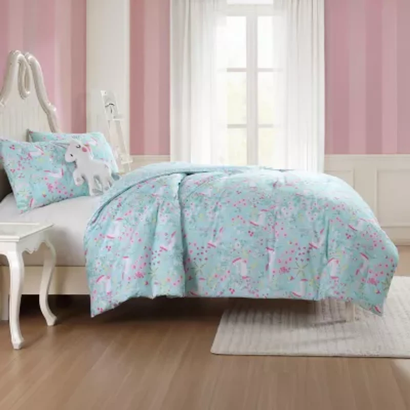 Laura Ashley Magical Unicorns Easy Care Comforter Set
