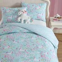 Laura Ashley Magical Unicorns Easy Care Comforter Set