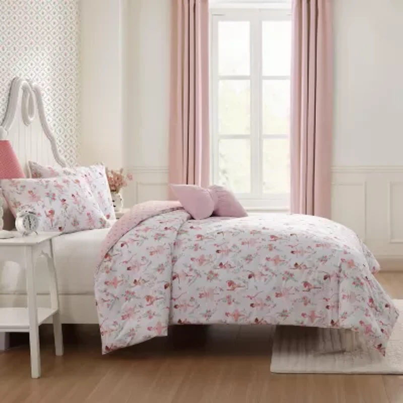 Laura Ashley Ballerina Divas Easy Care Comforter Set