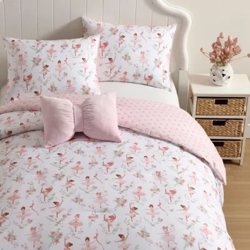 Laura Ashley Ballerina Divas Easy Care Comforter Set