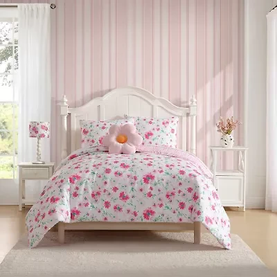 Laura Ashley Meadow Daisies Floral Easy Care Comforter Set