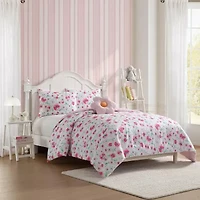 Laura Ashley Meadow Daisies Floral Easy Care Comforter Set