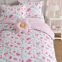 Laura Ashley Meadow Daisies Floral Easy Care Comforter Set