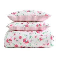 Laura Ashley Meadow Daisies Floral Easy Care Comforter Set