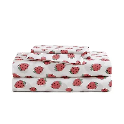Poppy & Fritz Strawberry Picnic Sheet Set