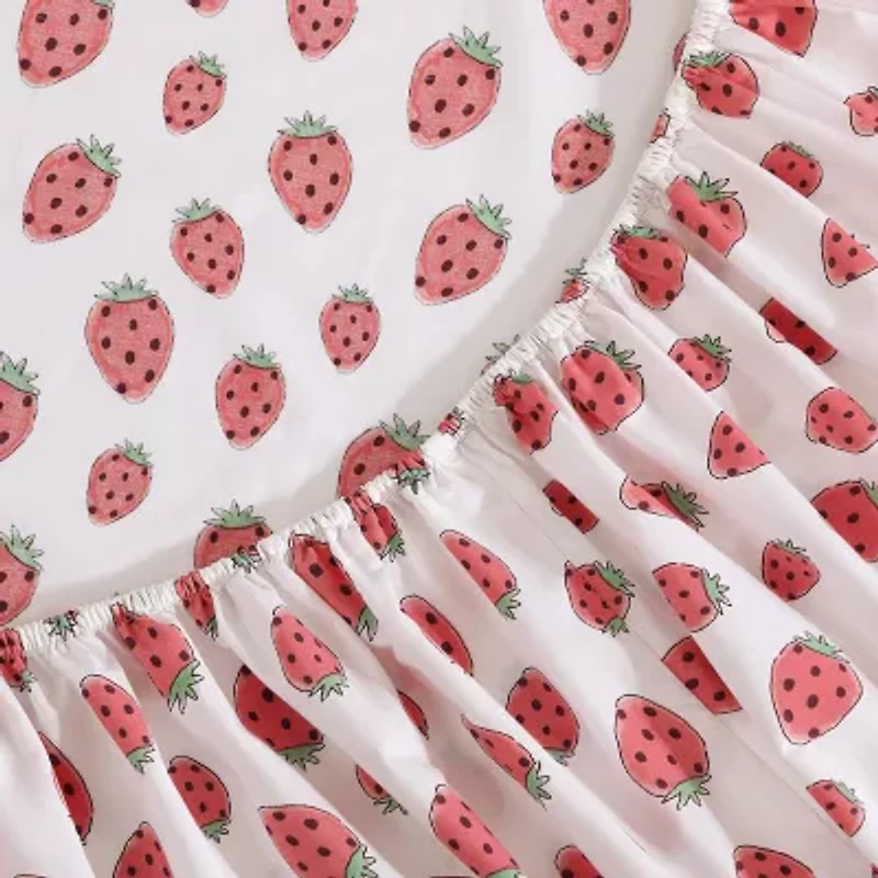 Poppy & Fritz Strawberry Picnic Sheet Set