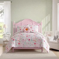 Laura Ashley Sunshine Flowers Floral Easy Care Comforter Set