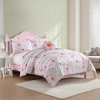 Laura Ashley Sunshine Flowers Floral Easy Care Comforter Set