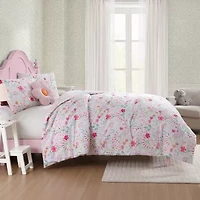 Laura Ashley Sunshine Flowers Floral Easy Care Comforter Set