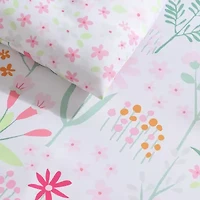 Laura Ashley Sunshine Flowers Floral Easy Care Comforter Set