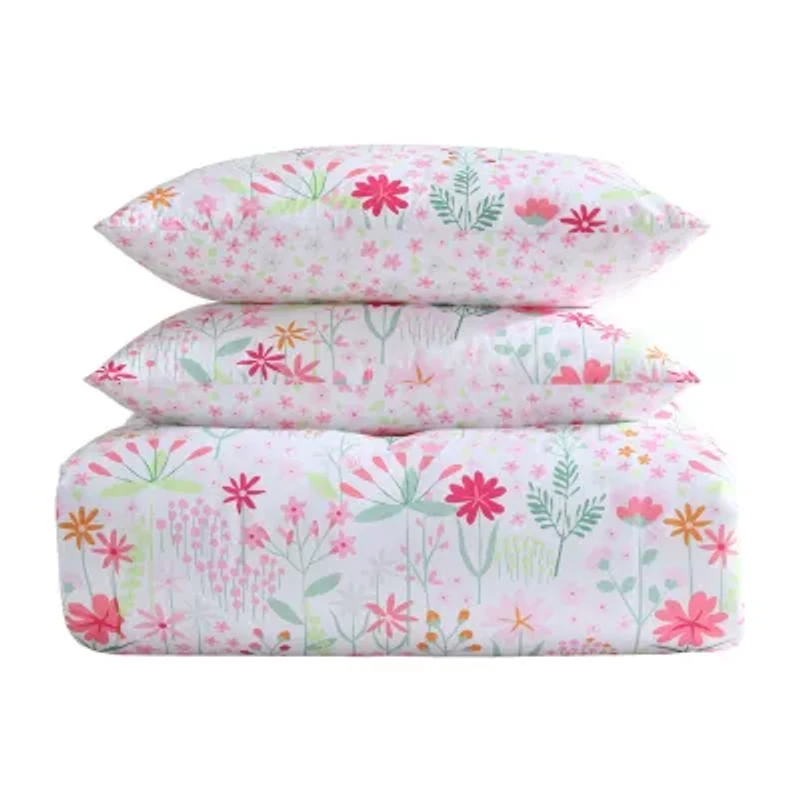 Laura Ashley Sunshine Flowers Floral Easy Care Comforter Set