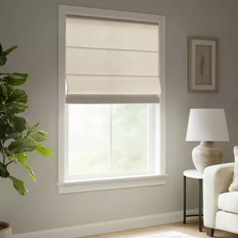 Madison Park Galen Matte Cordless Room Darkening Roman Shade