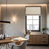 Madison Park Galen Matte Cordless Room Darkening Roman Shade