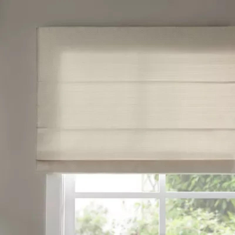 Madison Park Galen Matte Cordless Room Darkening Roman Shade