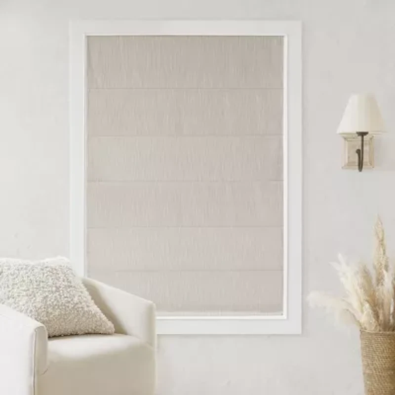 Madison Park Quincy Cordless 100% Blackout Roman Shade