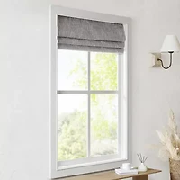 Madison Park Quincy Cordless 100% Blackout Roman Shade