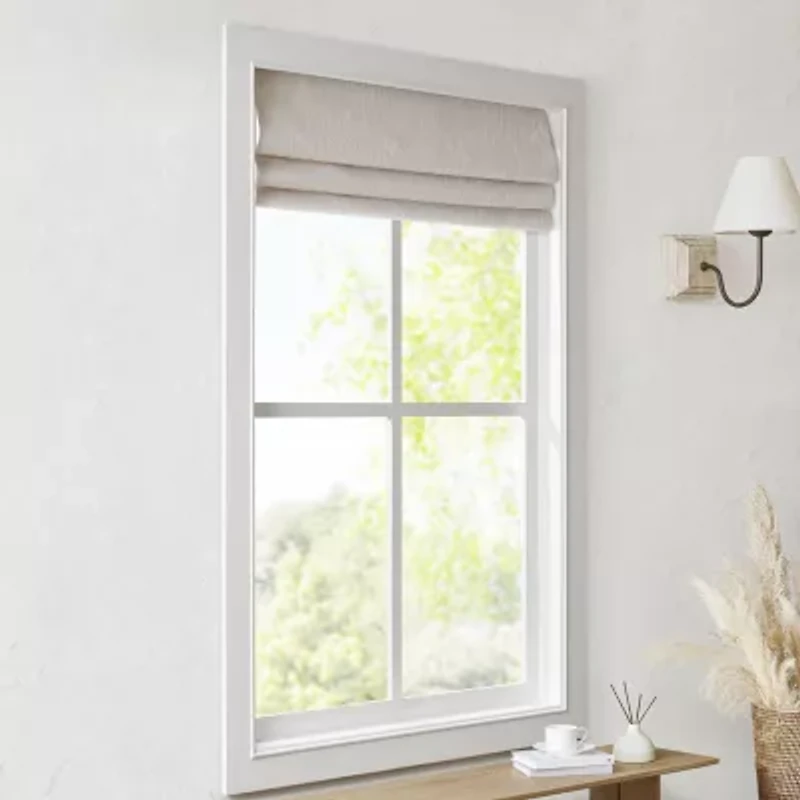 Madison Park Quincy Cordless 100% Blackout Roman Shade