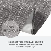 Madison Park Quincy Cordless 100% Blackout Roman Shade