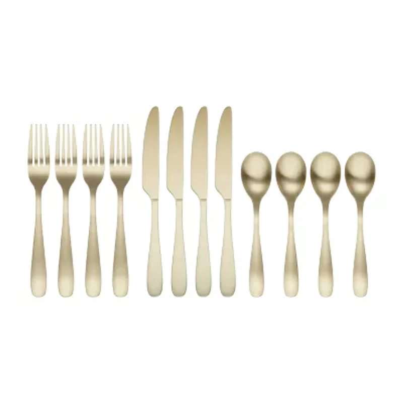 Cambridge Eliana Champagne 12-pc. Flatware Set