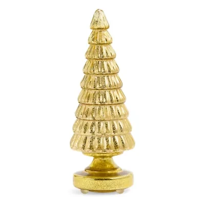 Martha Stewart 15in Gold Glass Tree Christmas Tabletop Decor