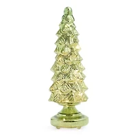 Martha Stewart 18in Green Glass Tree Christmas Tabletop Decor