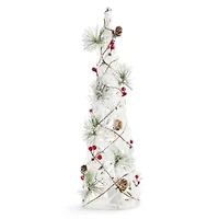 North Pole Trading Co. 20in Cone Tree Christmas Tabletop Decor
