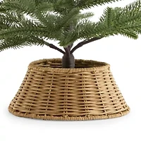 North Pole Trading Co. 25in Willow Pot Christmas Tabletop Tree