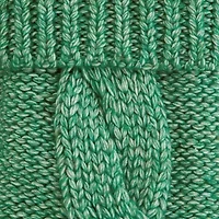 North Pole Trading Co. Green Knit Christmas Stocking