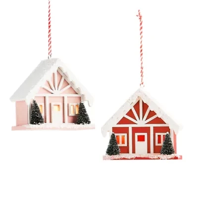 North Pole Trading Co. Wood Star Christmas Ornament