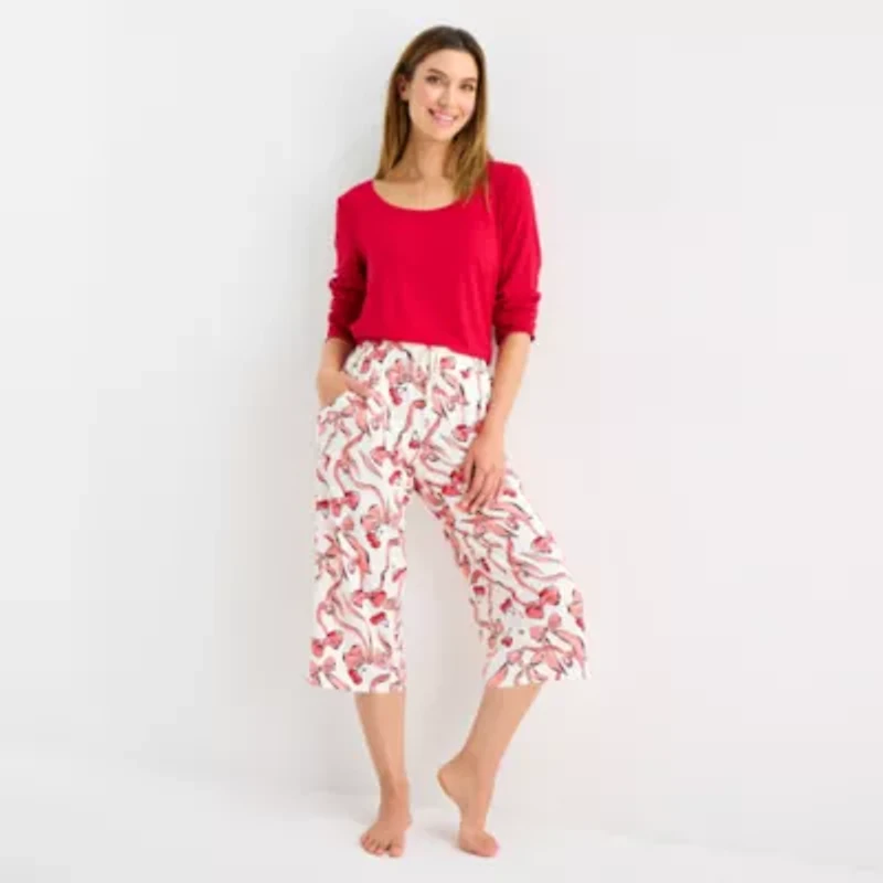 Sleep Chic Womens Pajama Capri Pant