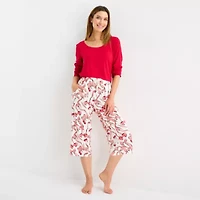 Sleep Chic Womens Pajama Capri Pant