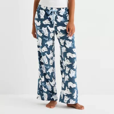 Arizona Body Womens Fleece Juniors Pajama Pants