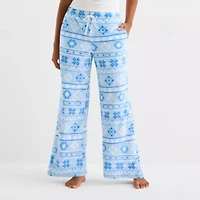 Arizona Womens Juniors Fleece Pajama Pants
