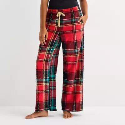 Arizona Body Womens Fleece Juniors Pajama Pants