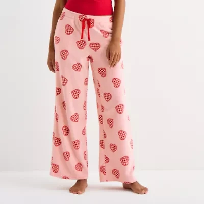 Arizona Body Womens Fleece Juniors Pajama Pants
